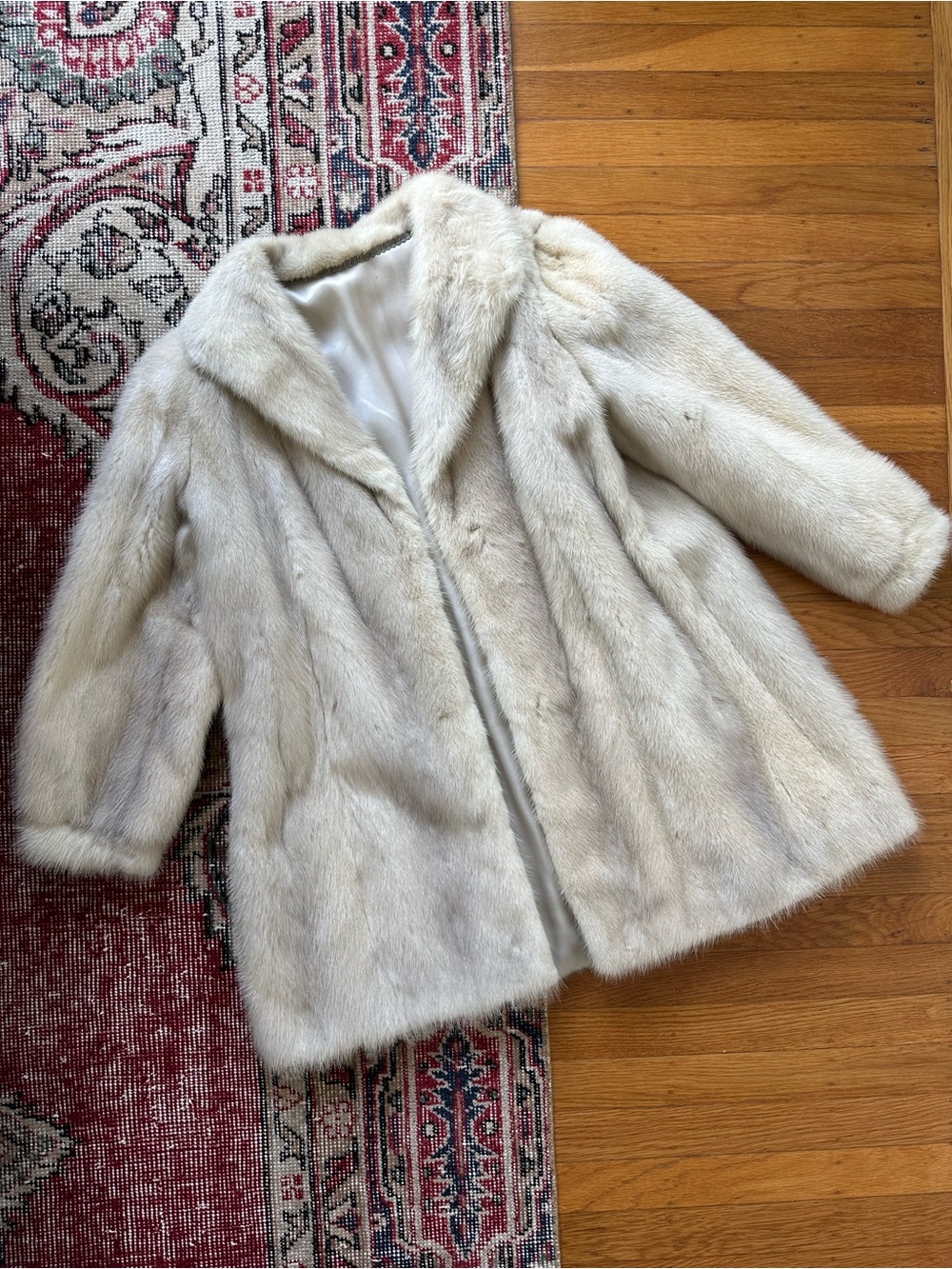 Genuine Mink Mid Length Coat